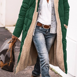 Arana – Parka de Damă Dublă cu Căptușeală Sherpa și Stil Matlasat