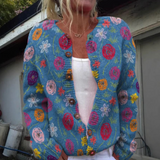 ZANDRA | Pulover Elegant cu Print