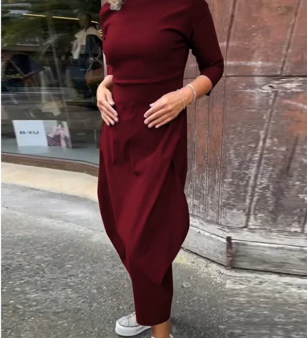 Annette – Rochie Damă Elegantă cu Buzunare și Croi Avantajos