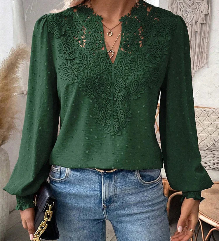 Charlene | Bluză elegantă cu detalii decorative