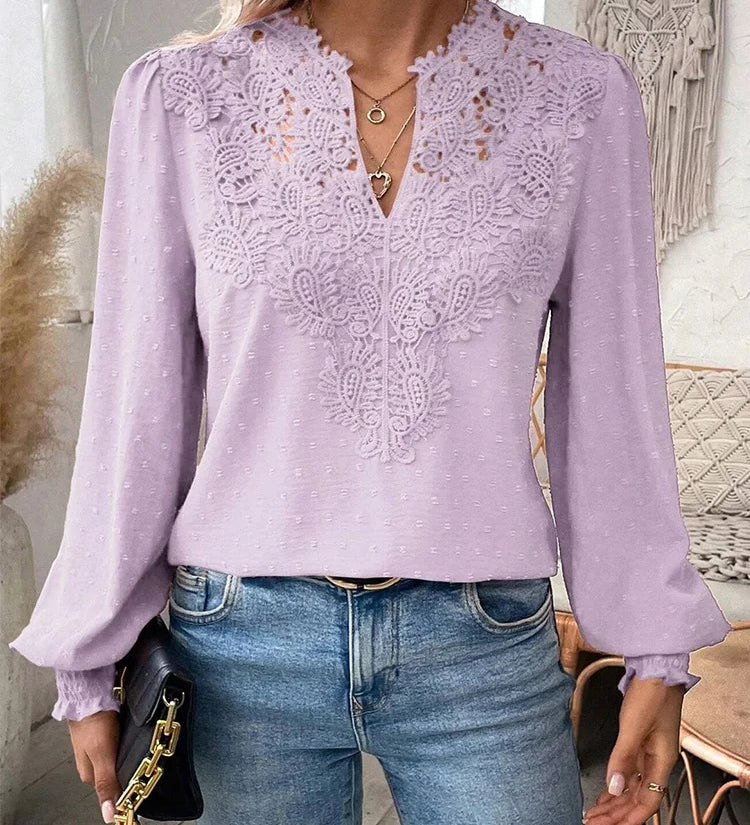 Charlene | Bluză elegantă cu detalii decorative