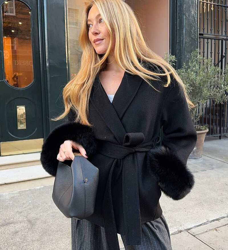 Grace – Palton de Damă Elegant din Blană Sintetică