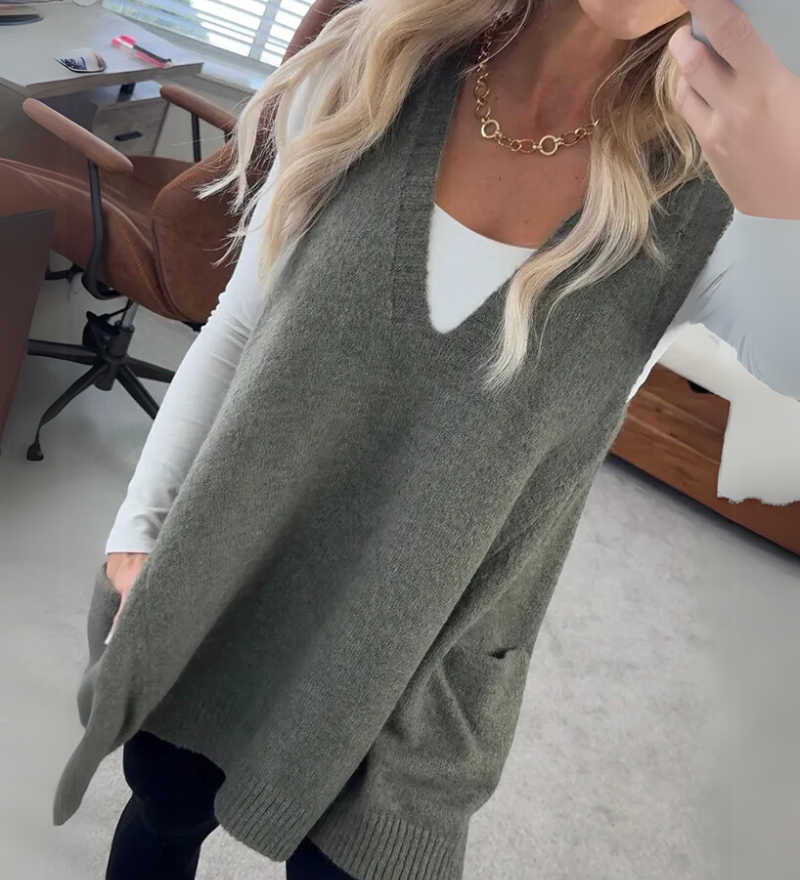 AROLA | Pulover fără mâneci călduros