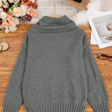 ZELINA | Pulover cu Mâneci Lungi și Buzunar