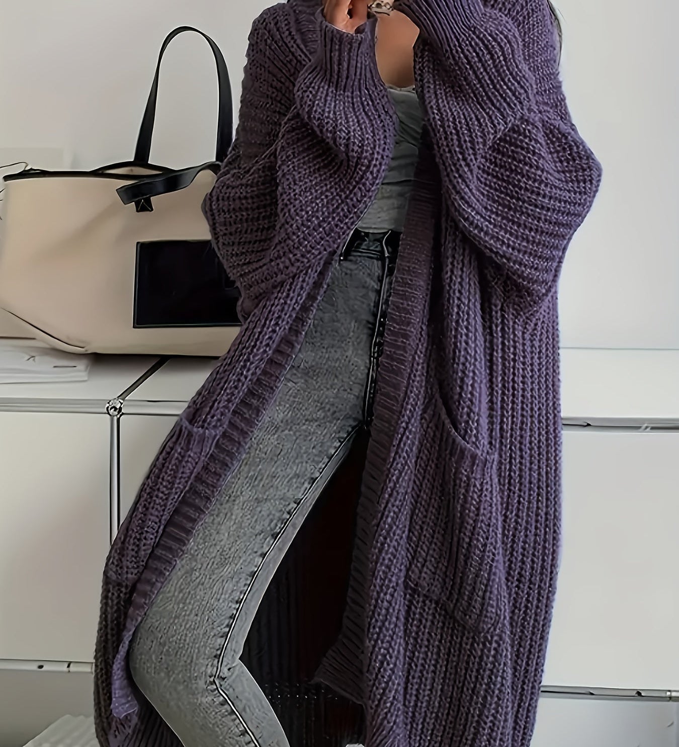 SORAYA | Pulover Cardigan Confortabil