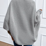 Zinnia - Cardigan Tricotat cu Mâneci Tip Pânză