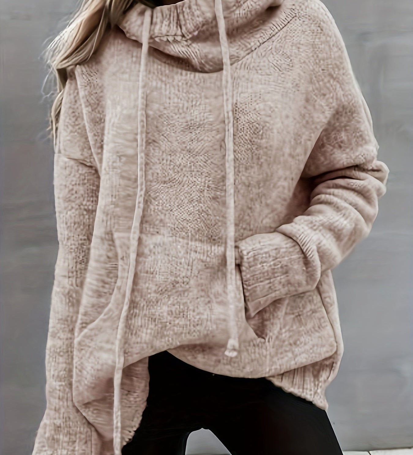 ZELINA | Pulover cu Mâneci Lungi și Buzunar