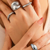 Bianca – Set de inele cu design modern