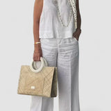 ZURI – COSTUM FĂRĂ MÂNECI DIN BUMBAC ȘI IN