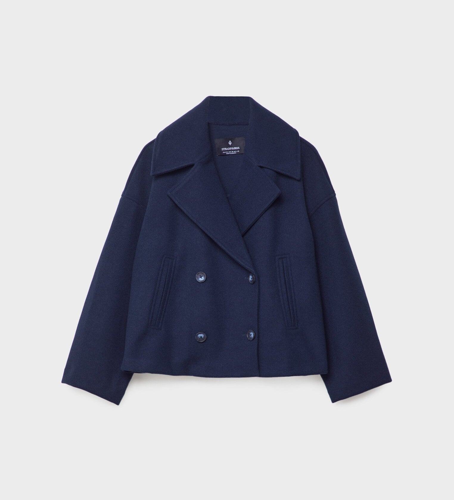 Stella – Blazer de Damă Elegant Cropped cu Rever Ascuțit