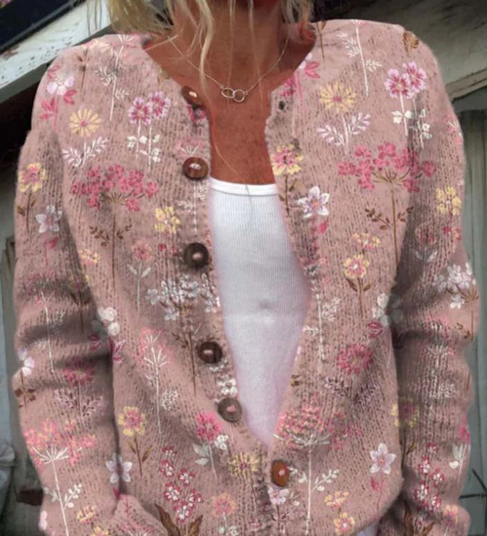 ZANDRA | Pulover Elegant cu Print