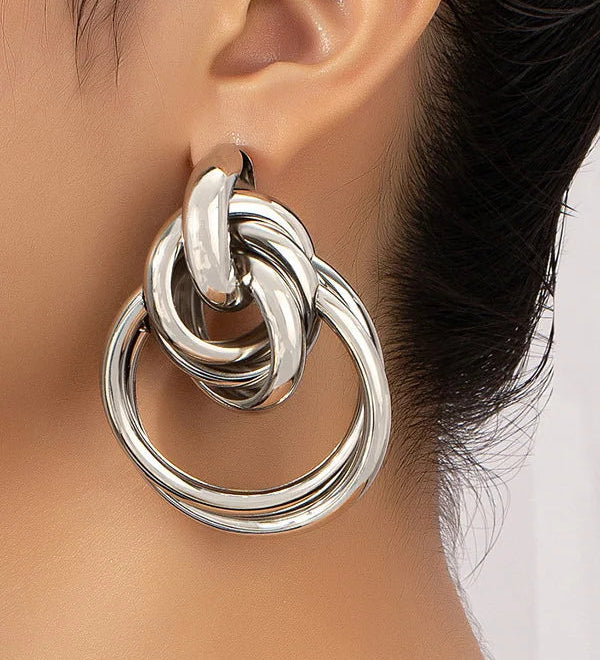 Diana – Cercei rotunzi împletiți