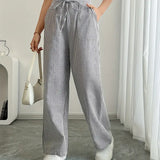 Alina | Pantaloni Casual Eleganți cu Șnur