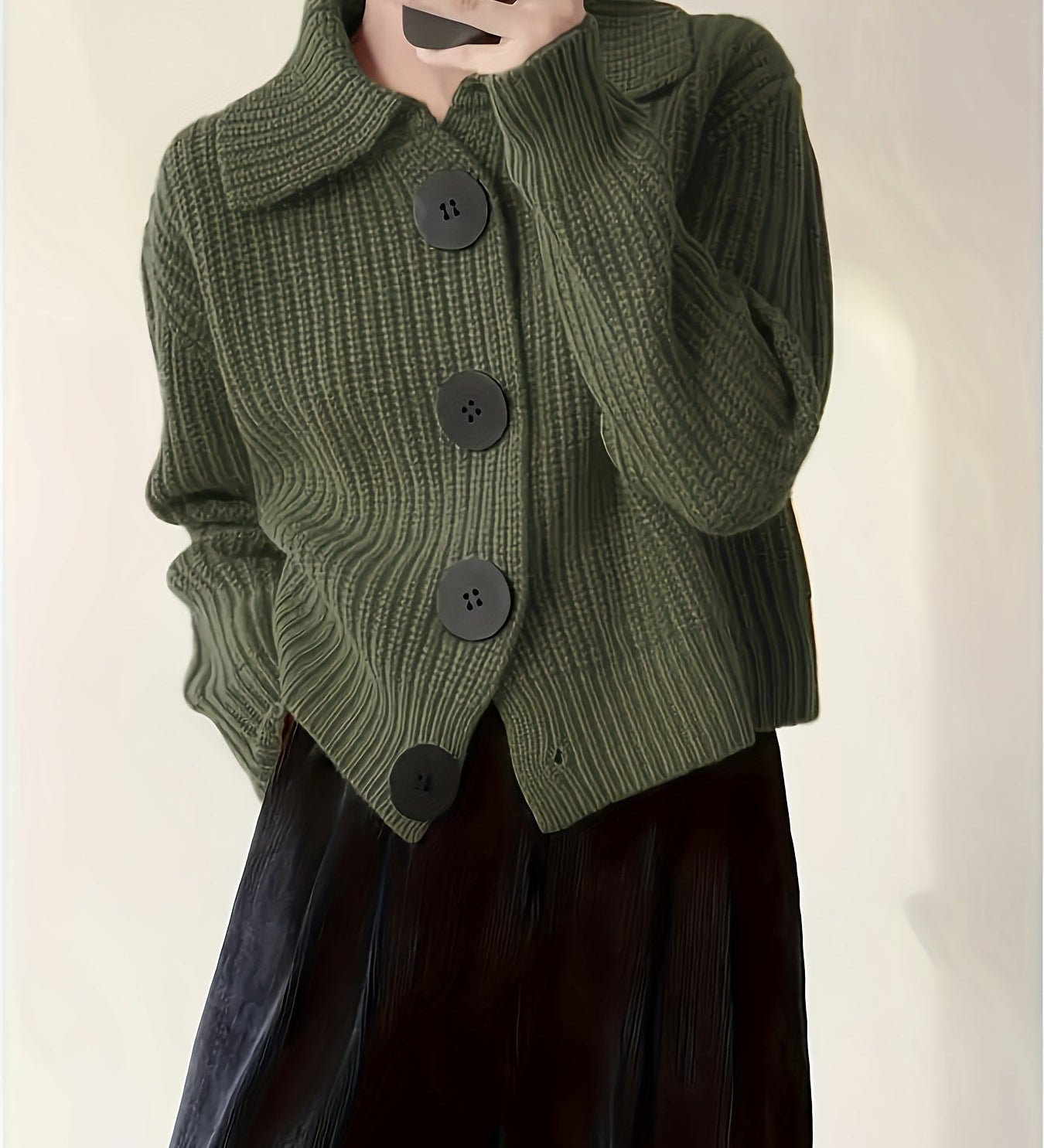 Haven – Jachetă Tricotată Premium cu Croi Lejer