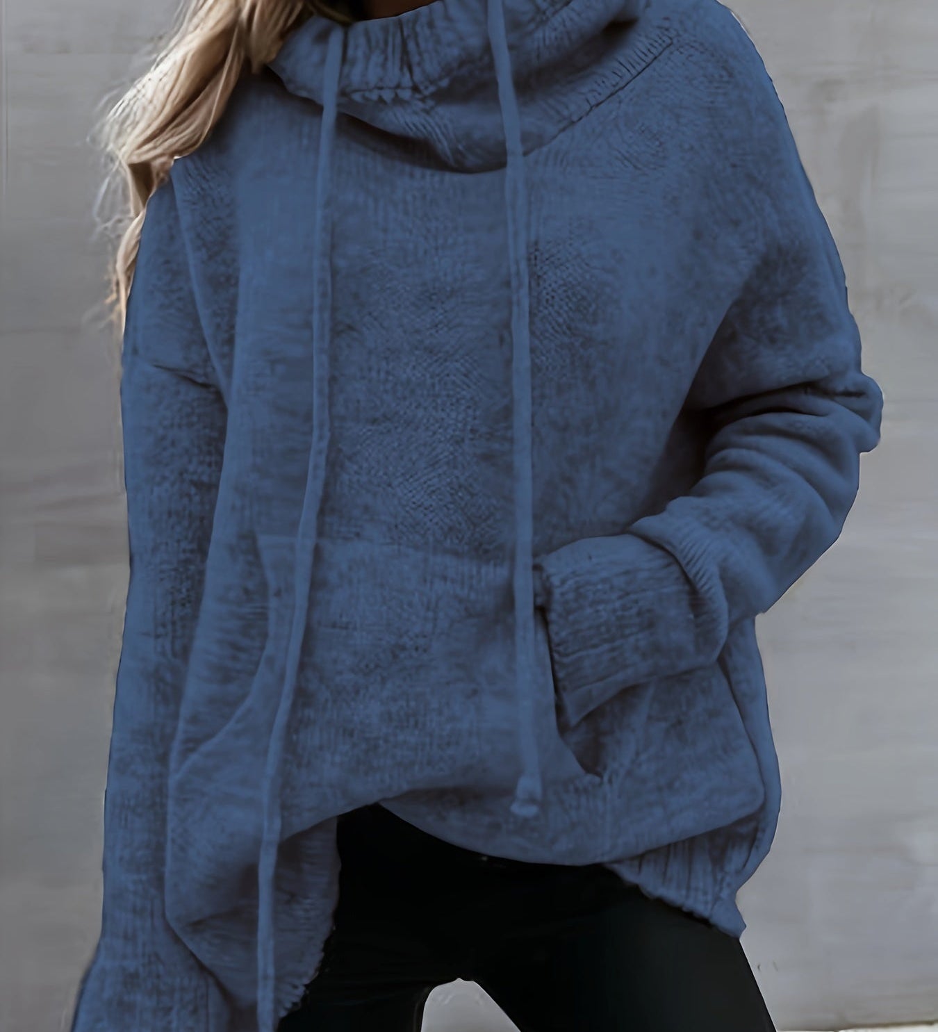 ZELINA | Pulover cu Mâneci Lungi și Buzunar