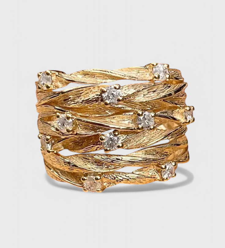 Andreea – Inel cu design texturat