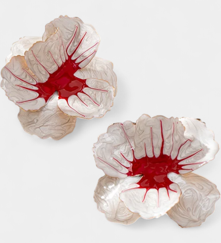 Elena – Cercei florali geometrici