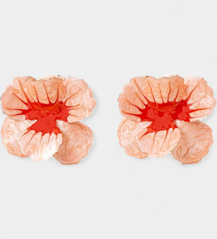 Elena – Cercei florali geometrici