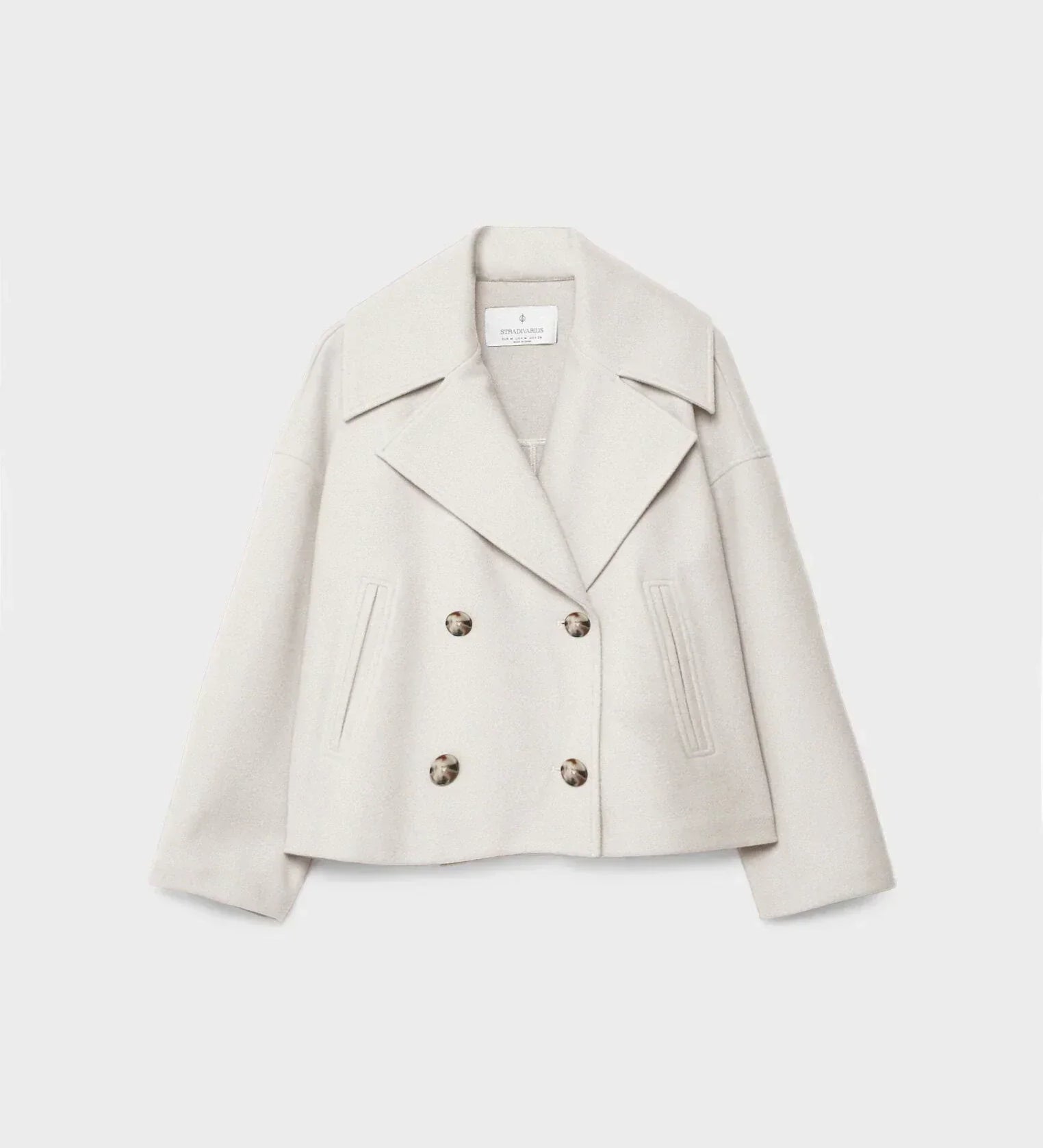 Stella – Blazer de Damă Elegant Cropped cu Rever Ascuțit