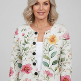 AMALIA | Pulover din tricot cu imprimeu