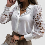 Tali - Bluză Elegantă și Confortabilă cu Dantelă, Ideală pentru a Atrage Atenția